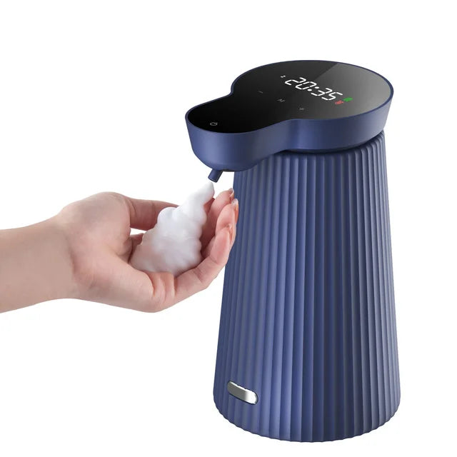 Distributeur De Savon Intelligent Bleu Avec Écran Tactile