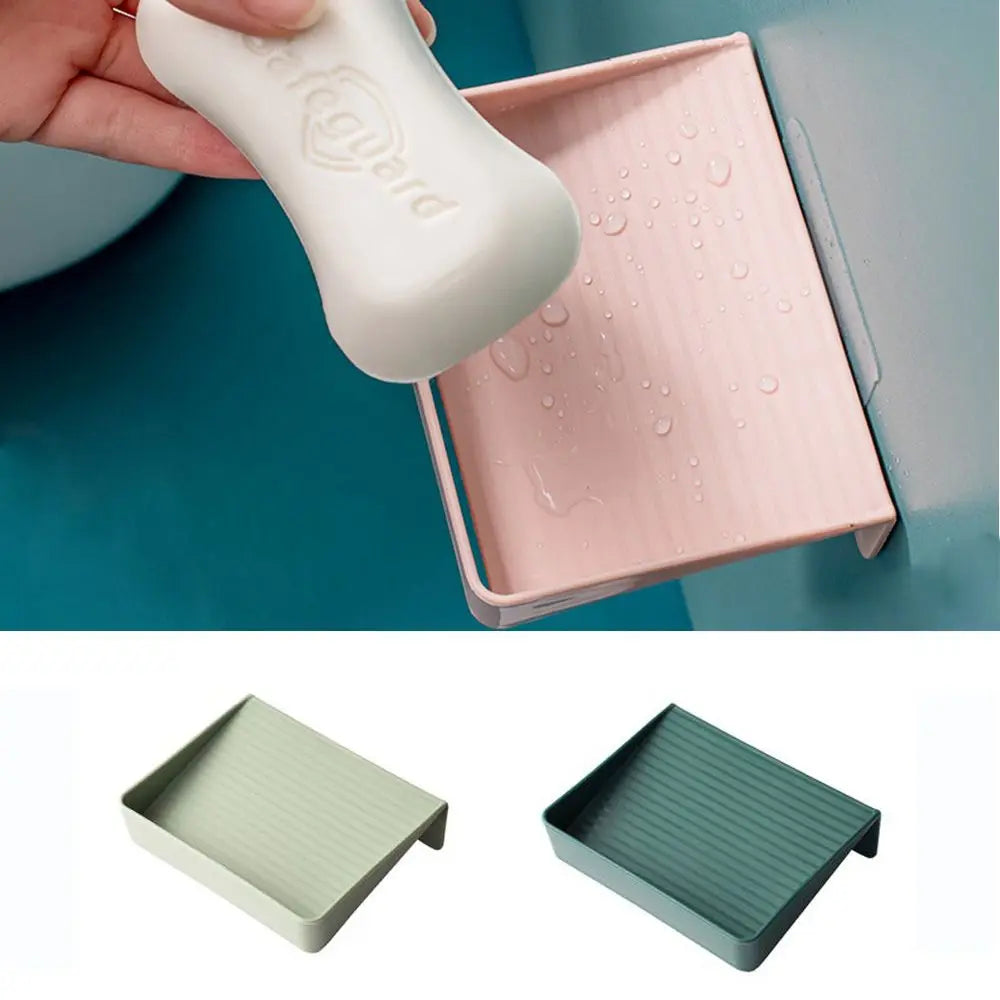 Porte-Savon Minimaliste Et Mural En Plastique Antidérapant