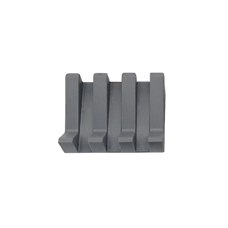 Porte-Savon Durable En Silicone Avec Design Rainuré