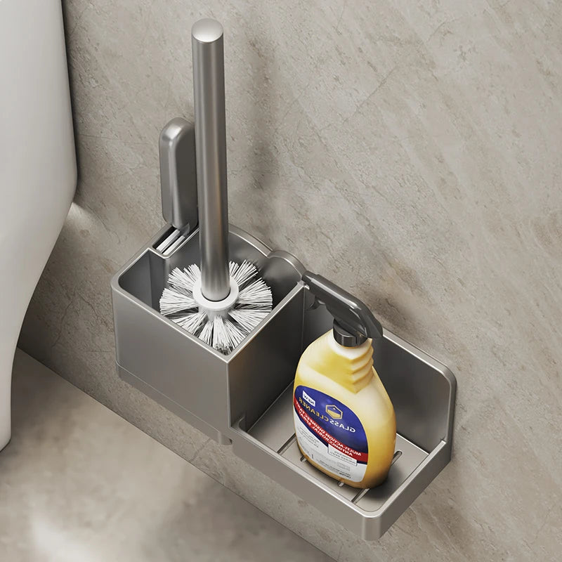 Kit Brosse de Toilette Mural Solo ou 2 en 1