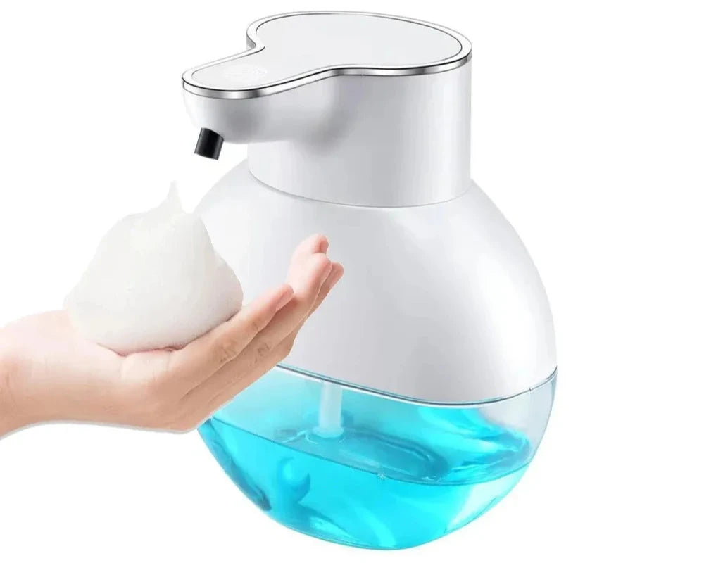 Distributeur De Savon Mural Ou Sur Table En Plastique Blanc