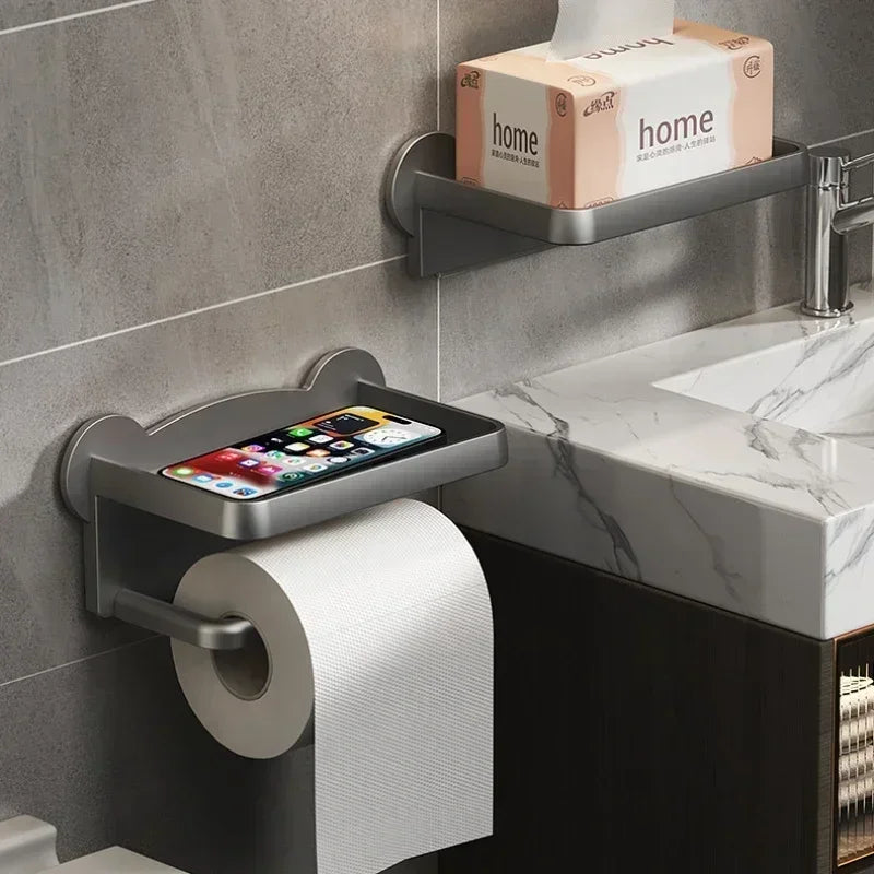 Porte Papier Toilette Avec Plateau De Rangement