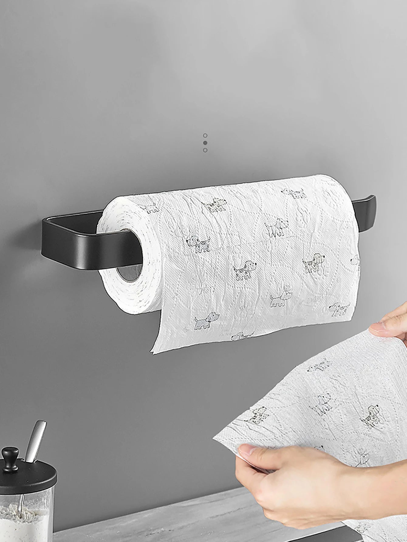 Porte Papier Toilette Minimaliste En Aluminium