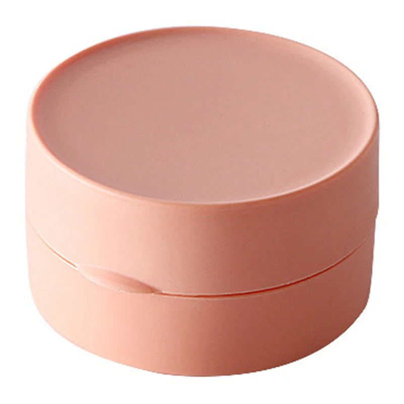 Porte Savon De Voyage Rond En Plastique Coloré