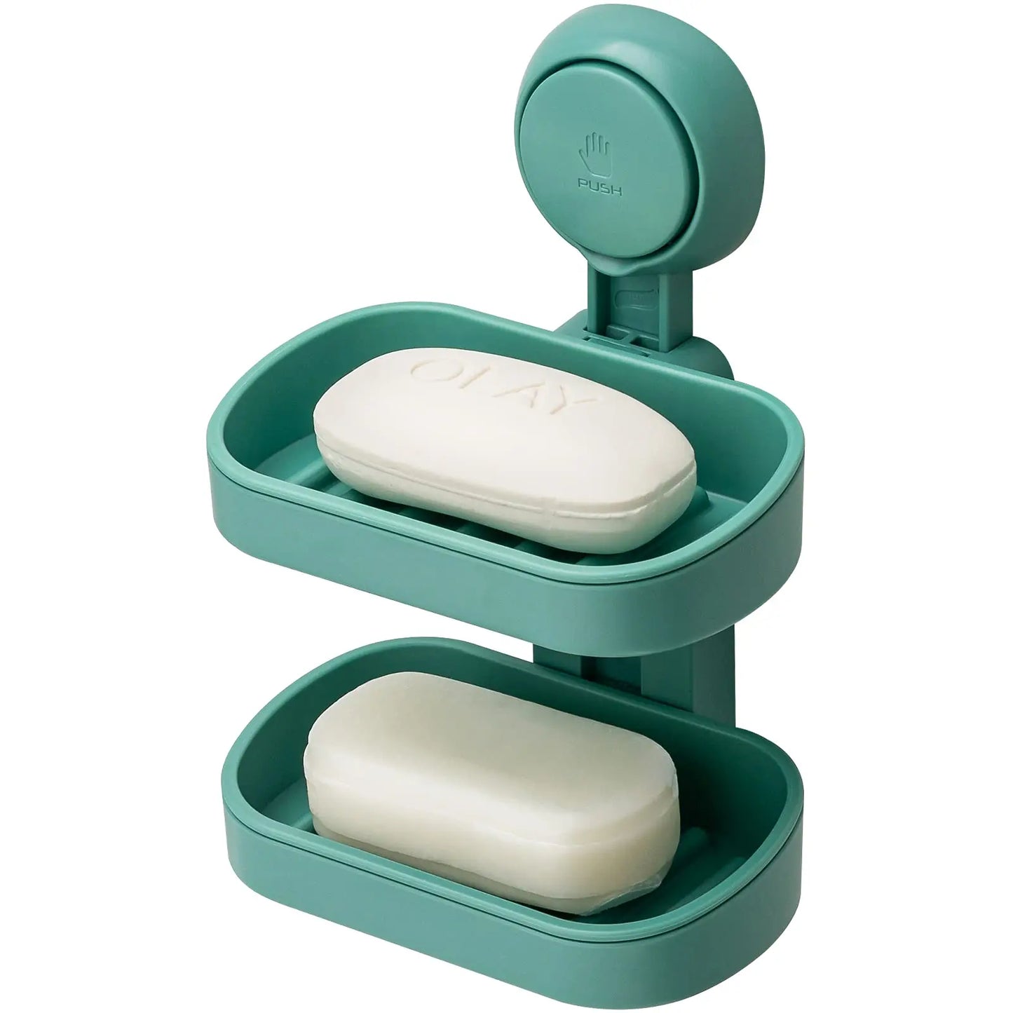 Porte-Savon Double Avec Ventouse Design Et Étanche