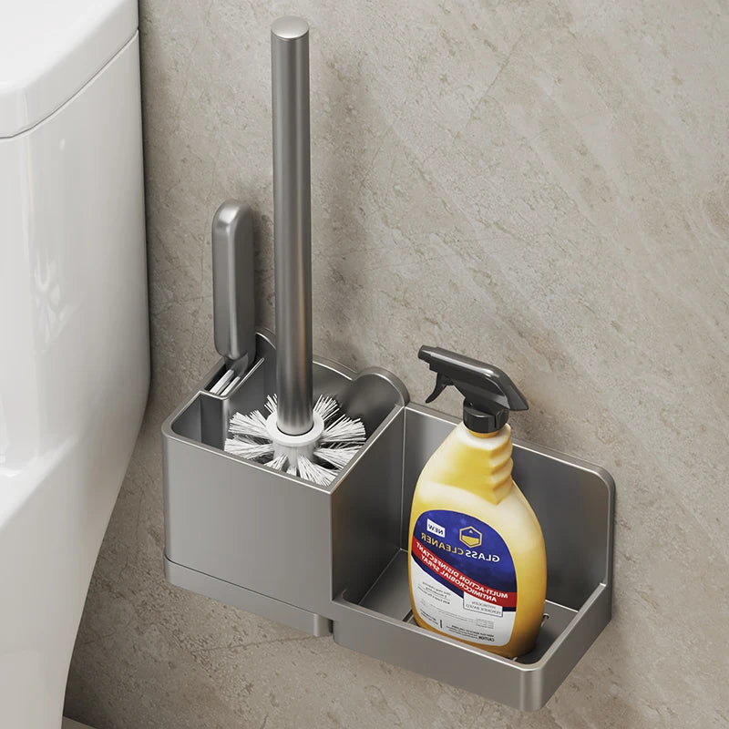 Kit Brosse de Toilette Mural Solo ou 2 en 1