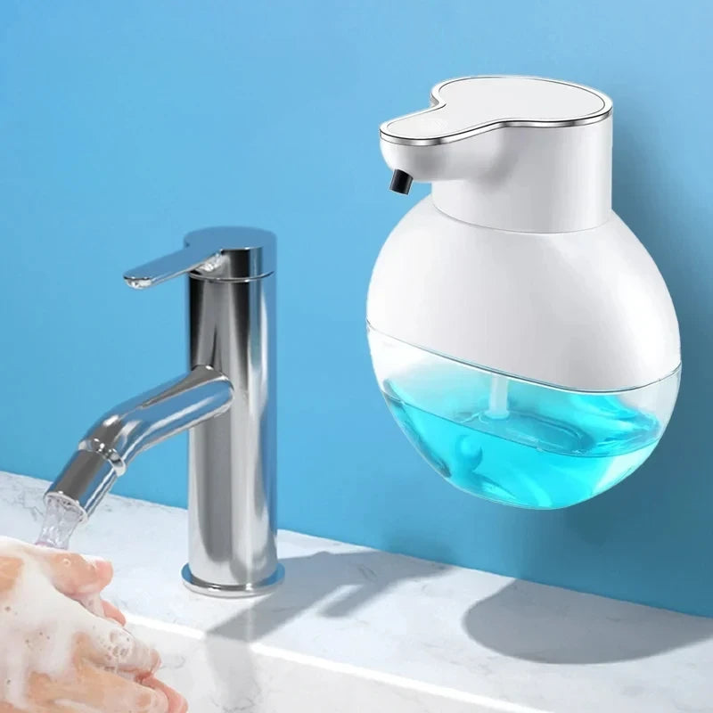 Distributeur De Savon Mural Ou Sur Table En Plastique Blanc