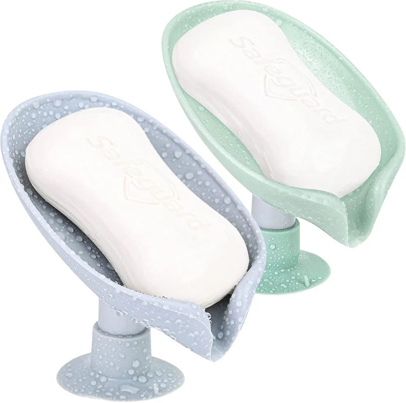 Porte-Savon À Ventouse En Forme De Feuille