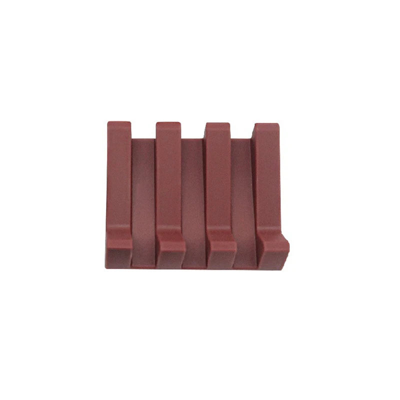 Porte-Savon Durable En Silicone Avec Design Rainuré