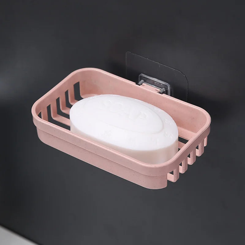 Porte-Savon Mural Double Avec Support Pratique - Design Moderne Et Fonctionnel