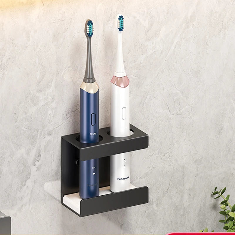 Porte-Brosses À Dents Electriques Mural En Aluminium