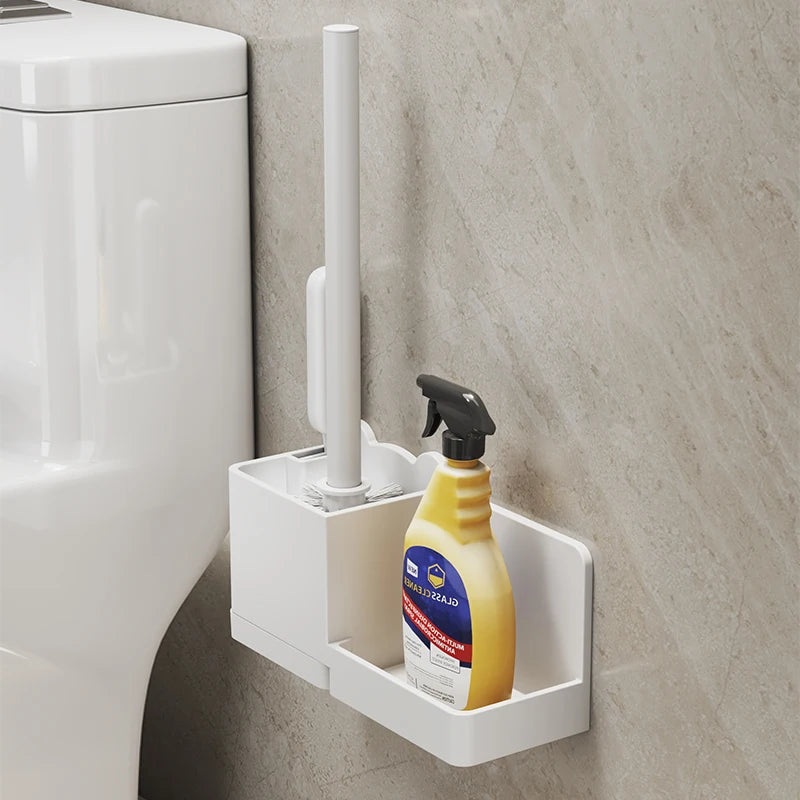 Kit Brosse de Toilette Mural Solo ou 2 en 1