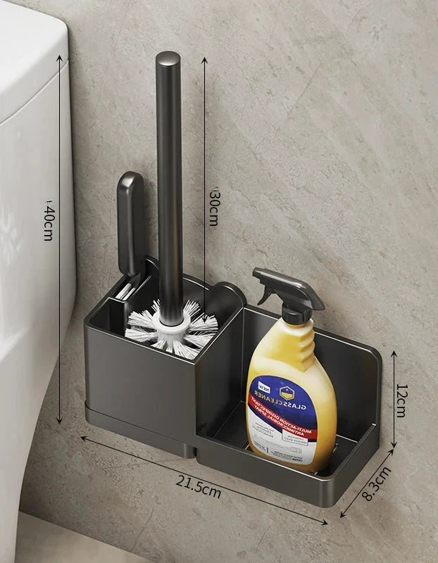 Kit Brosse de Toilette Mural Solo ou 2 en 1