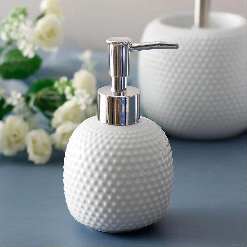 Kit Accessoires pour Toilette en Céramique