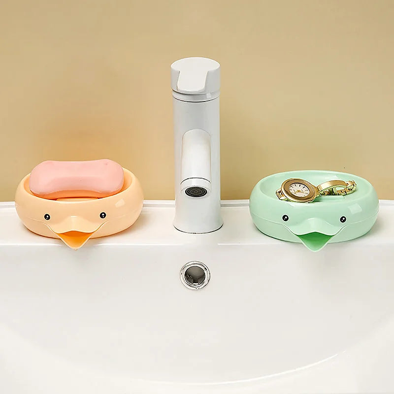 Porte-Savon En Céramique Animalier Design Sourire Avec Drainage