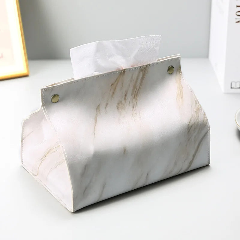 Pochettes À Mouchoirs Design Imitation Marbre Élégantes Et Modernes
