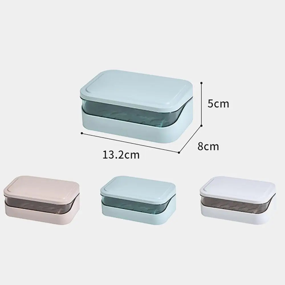 Porte Savon Avec Couvercle Transparent Design Hygiénique