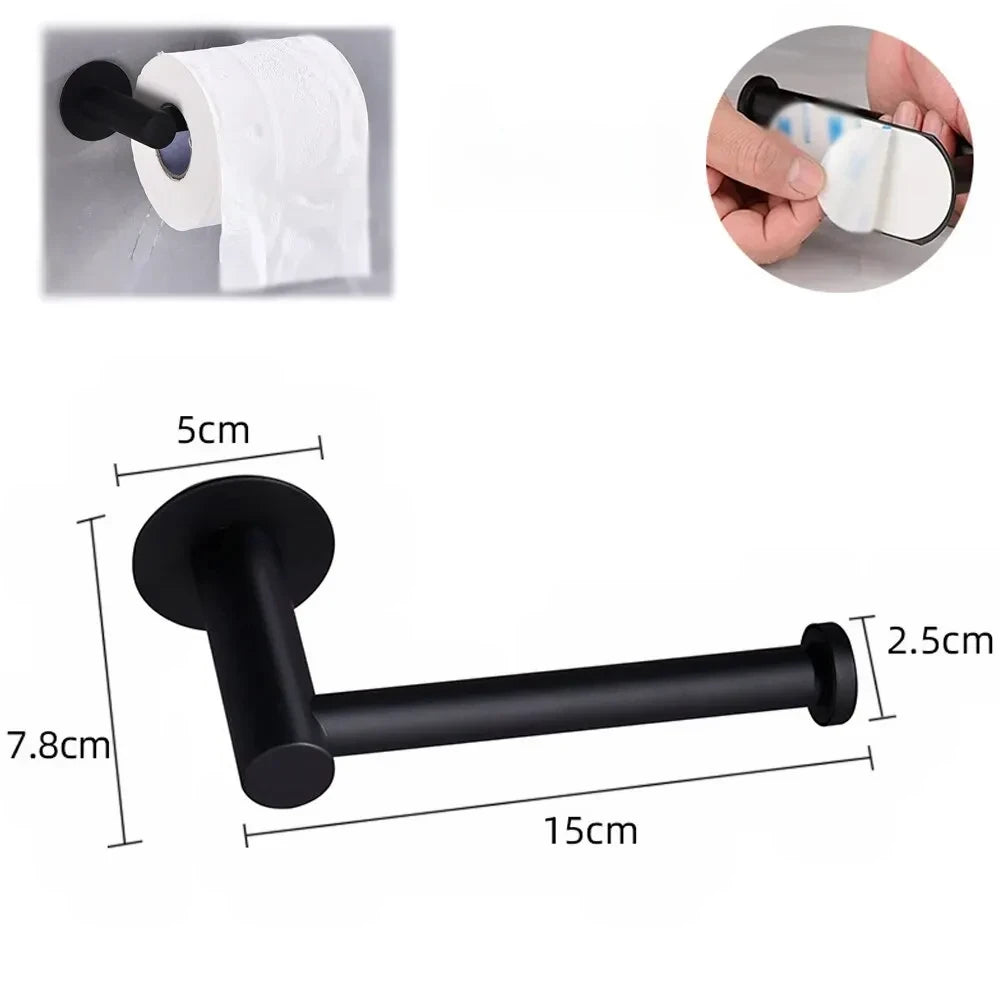Porte Papier Toilette Mural Métal En Acier Inoxydable