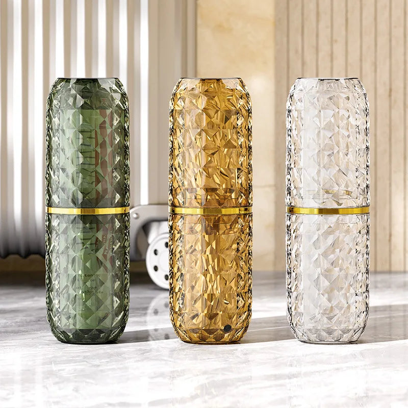 Verre A Brosse A Dents Transparent Et Chic