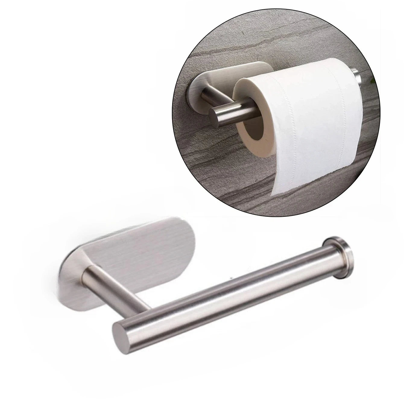 Porte Papier Toilette Inox Murale