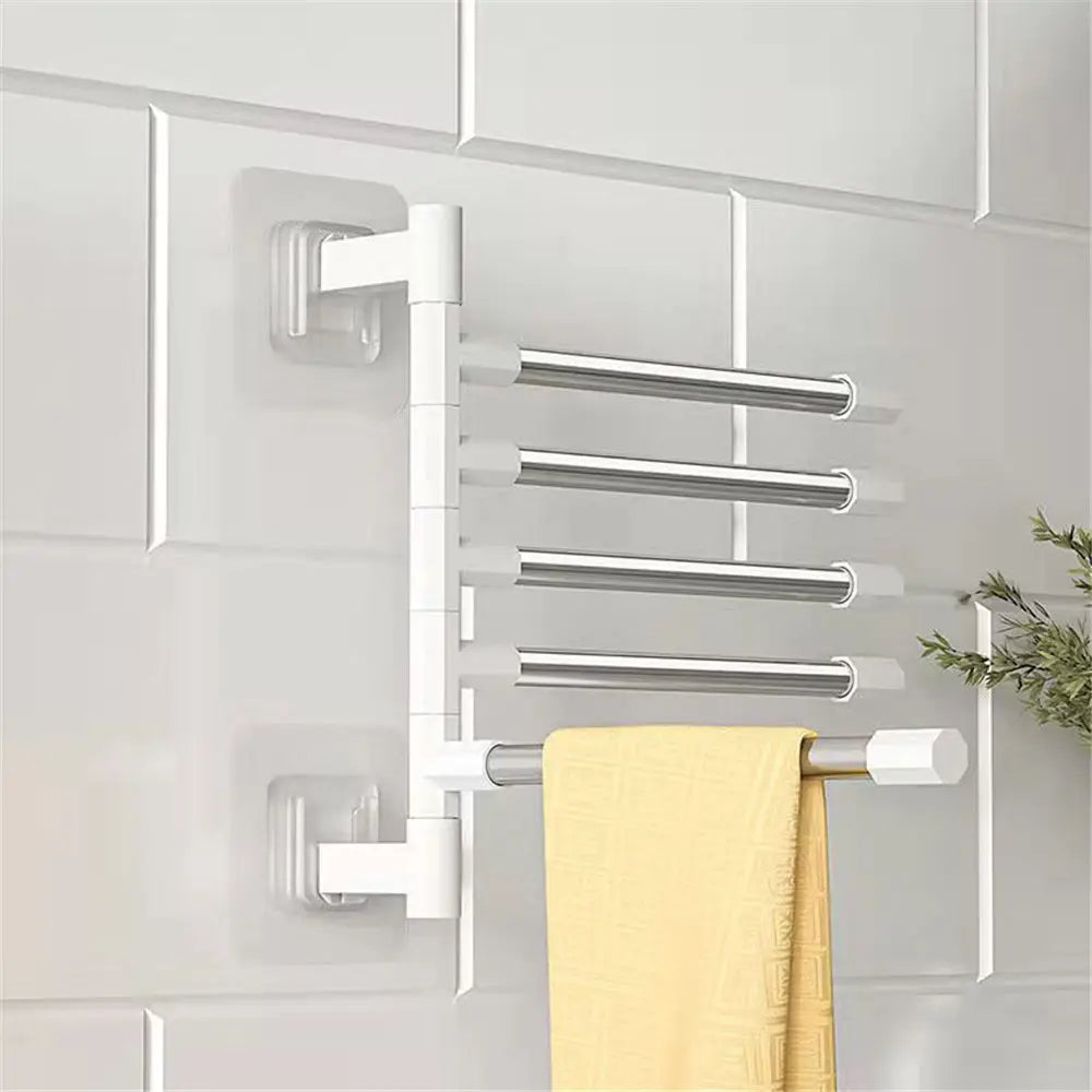 Porte-Serviettes Mural Pour Salle De Bain Rotatif