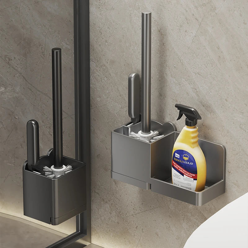 Kit Brosse de Toilette Mural Solo ou 2 en 1