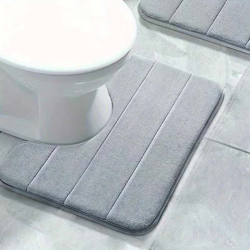 Tapis Positionné Autour du Toilette