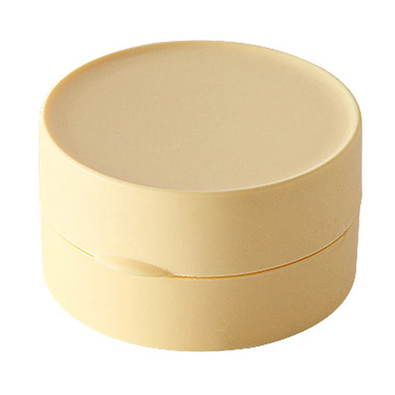 Porte Savon De Voyage Rond En Plastique Coloré