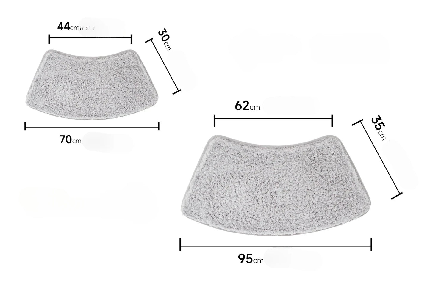 Tapis De Salle De Bain Antidérapant En Forme Arrondie