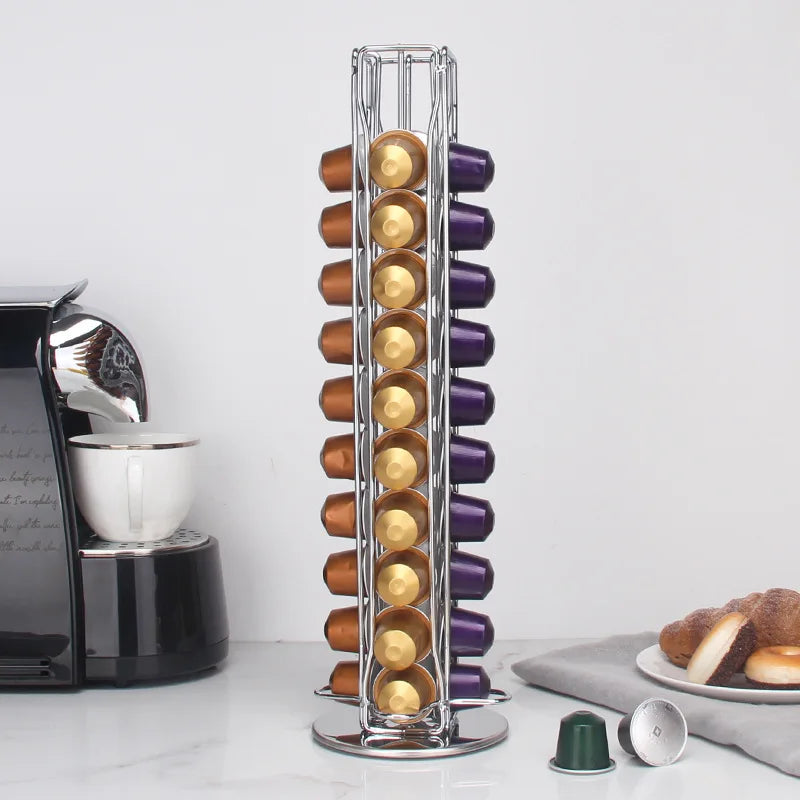 Porte Dosettes Support Rotatif Pour Capsules De Café