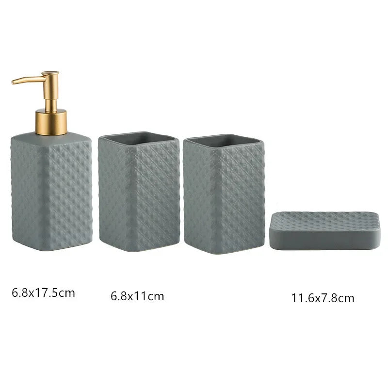 Kit Accessoires Salle de Bain Nordique