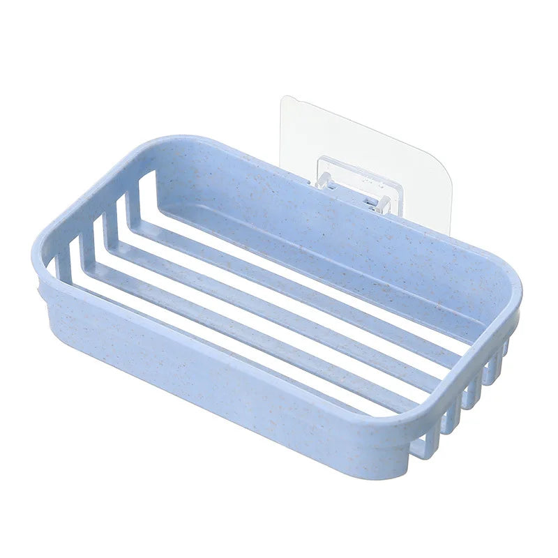 Porte-Savon Mural Double Avec Support Pratique - Design Moderne Et Fonctionnel