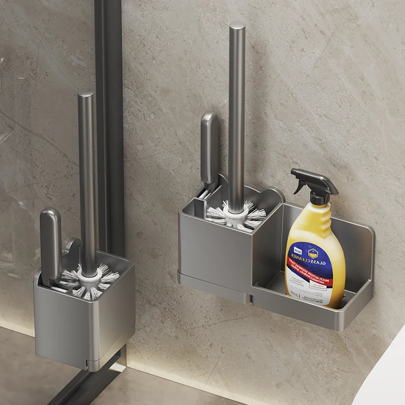 Kit Brosse de Toilette Mural Solo ou 2 en 1