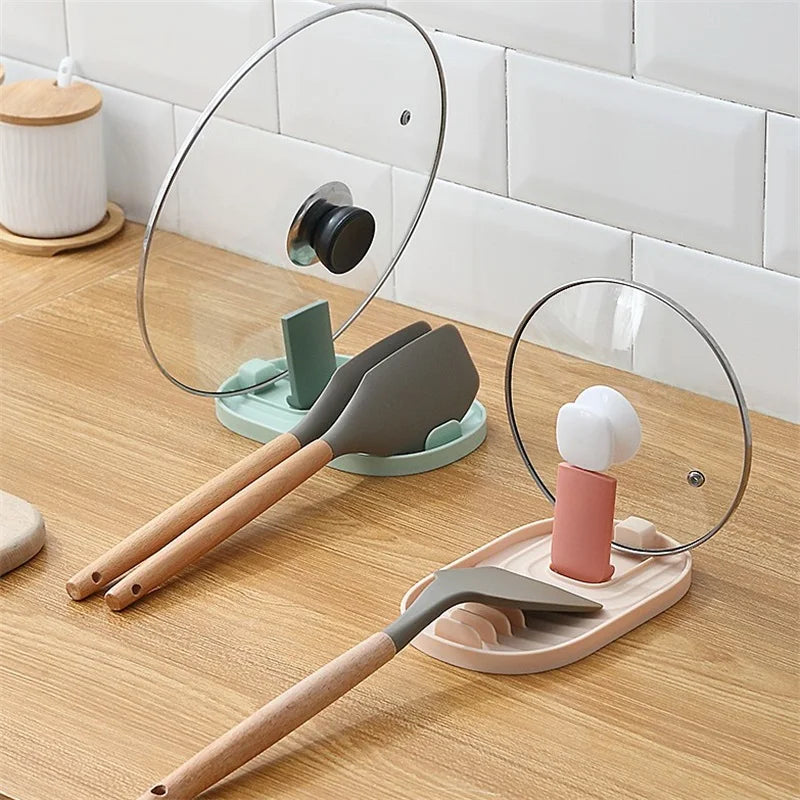 Porte Couvercle Et Cuillère De Cuisine