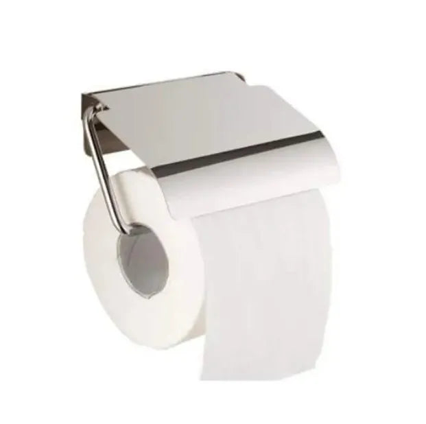 Porte Papier Toilette Avec Couvercle Métal Et Acier Moderne