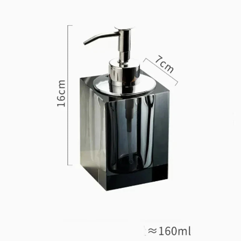 Distributeur De Savon Transparent Capacité 160ml