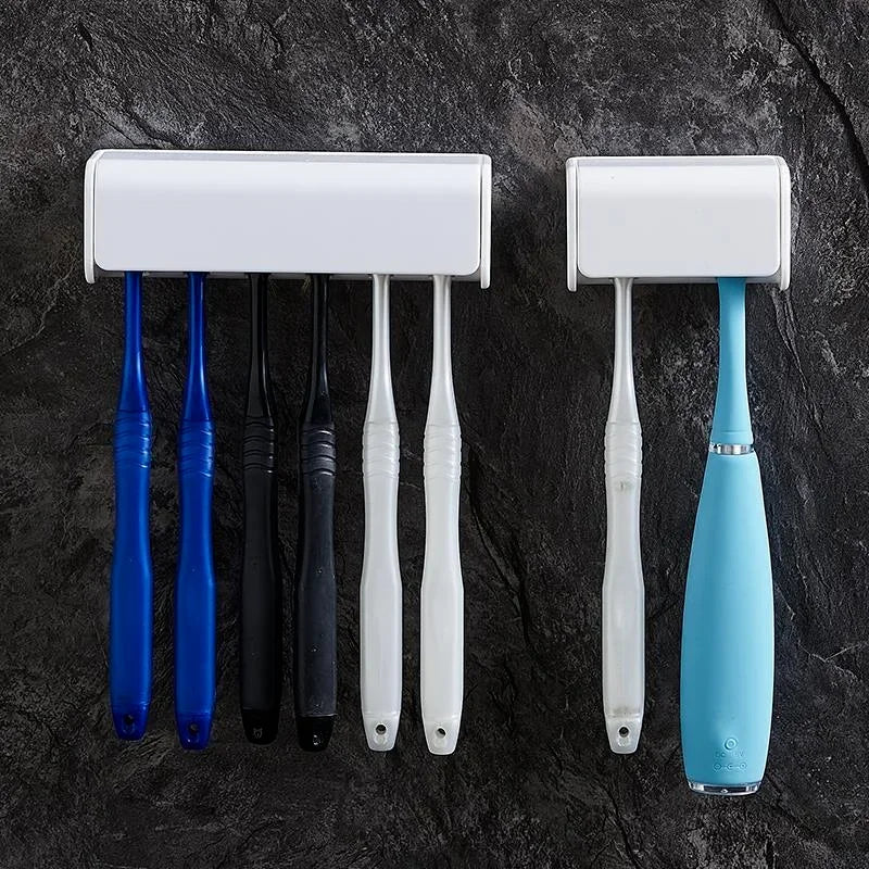Porte-Brosses À Dents Mural Avec Couvercle
