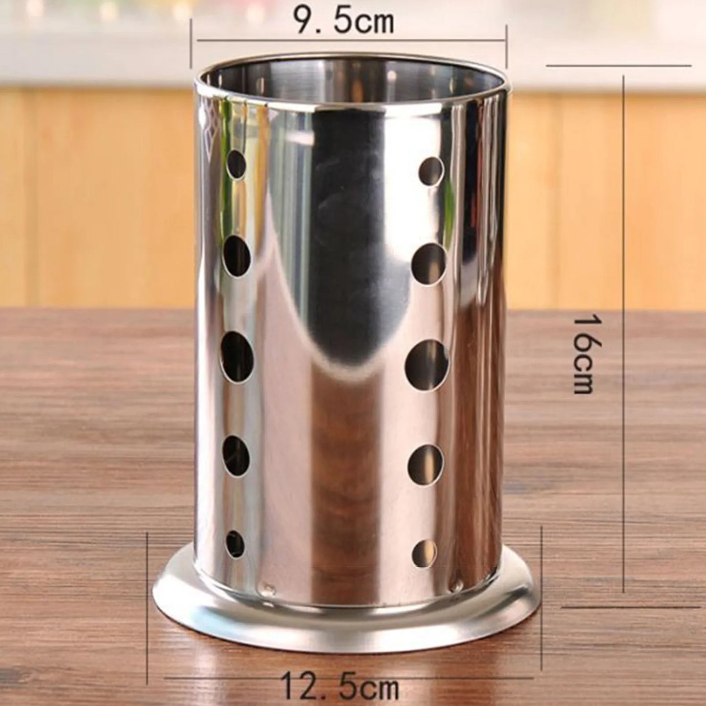 Porte Ustensiles Cuisine En Acier Inoxydable Avec Motifs Décoratifs