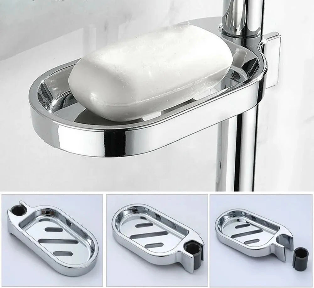 Porte-Savon Ajustable En Métal Chromé Pour Douche