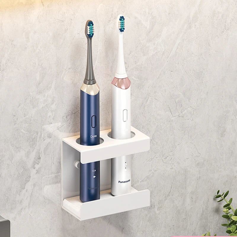 Porte-Brosses À Dents Electriques Mural En Aluminium