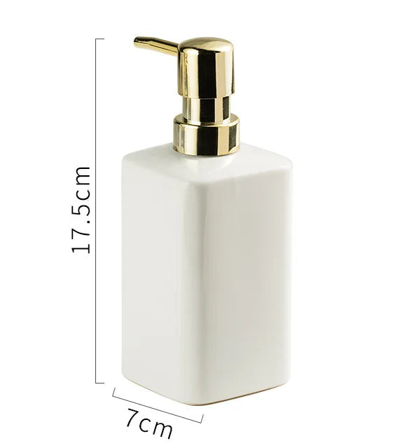 Distributeur De Savon En Céramique Brillante