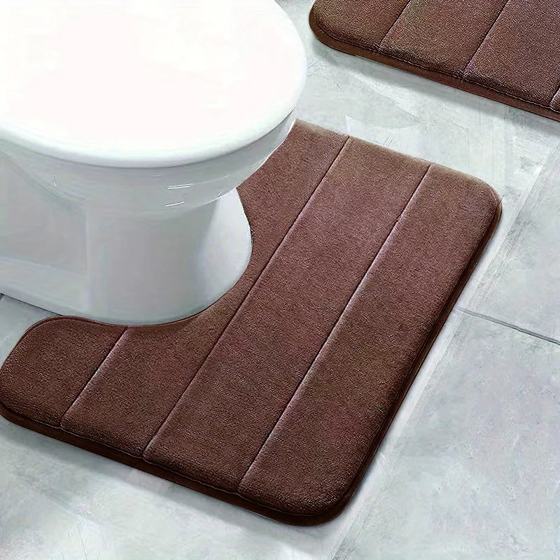 Tapis Positionné Autour du Toilette