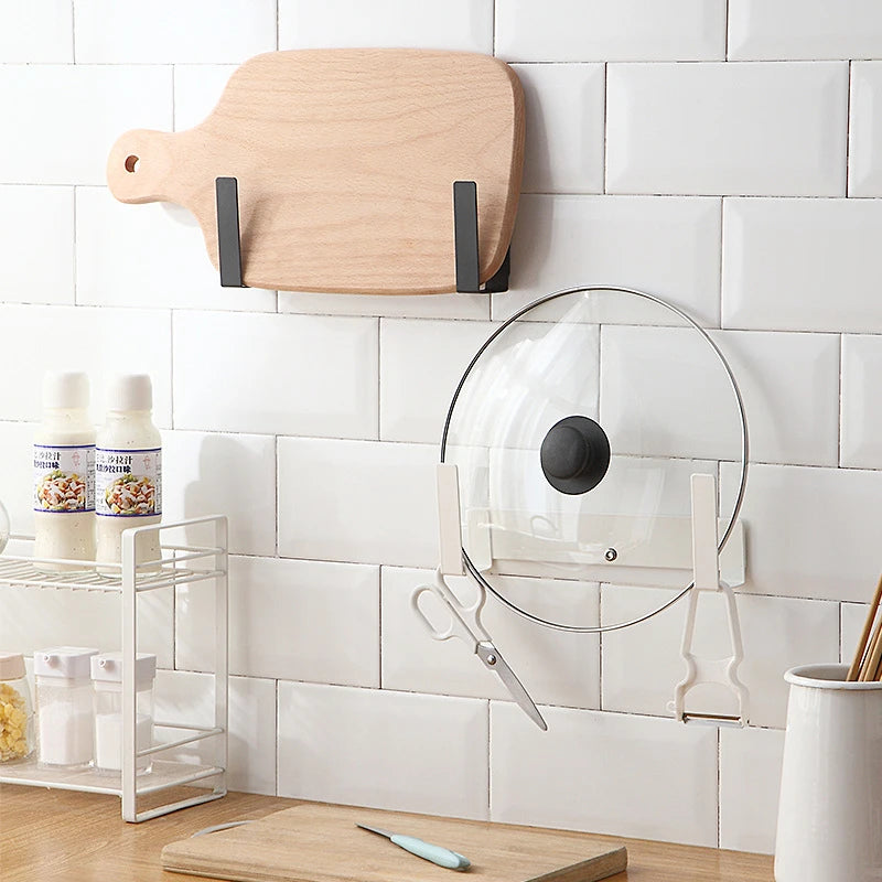Porte Couvercle De Cuisine Mural Minimaliste En Métal
