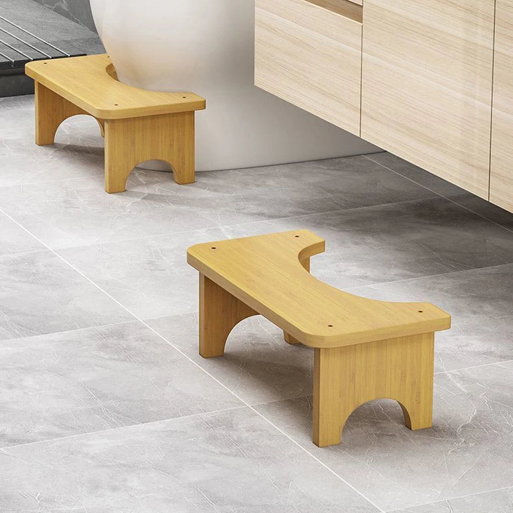 Tabouret Pour Toilette En Bambou
