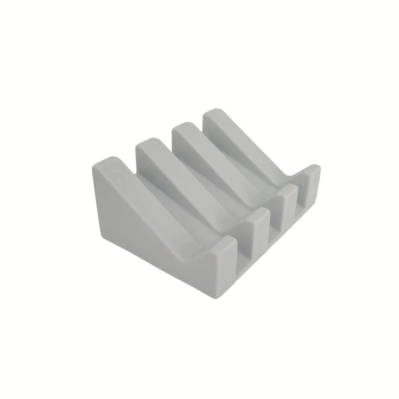 Porte-Savon Durable En Silicone Avec Design Rainuré