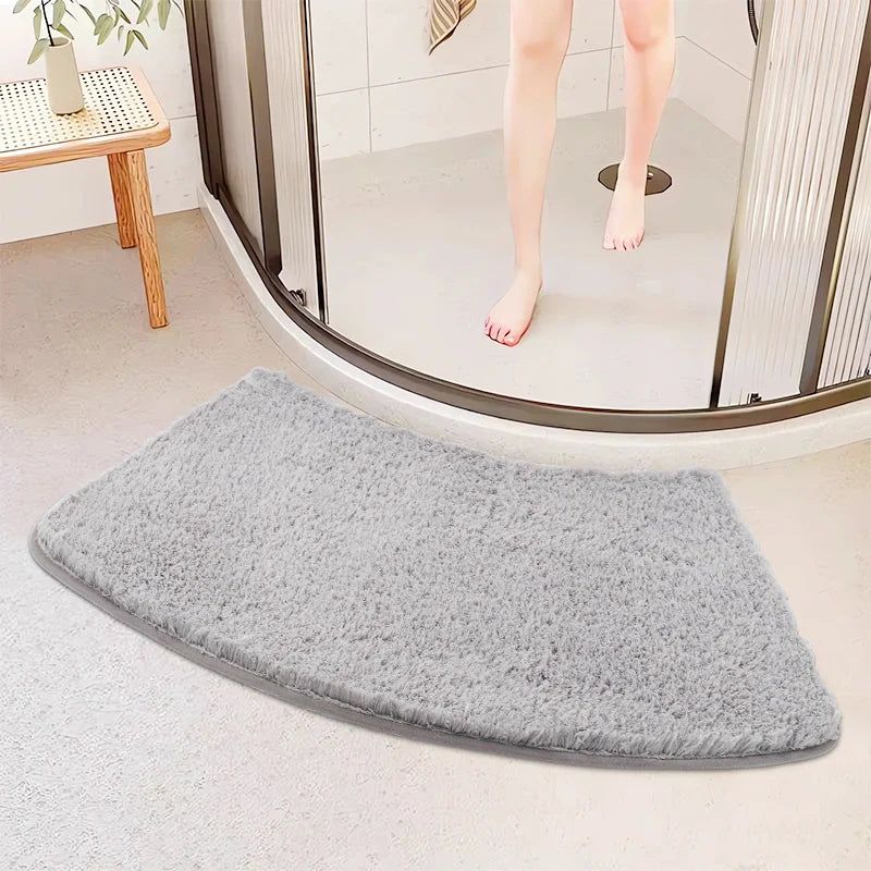 Tapis De Salle De Bain Antidérapant En Forme Arrondie