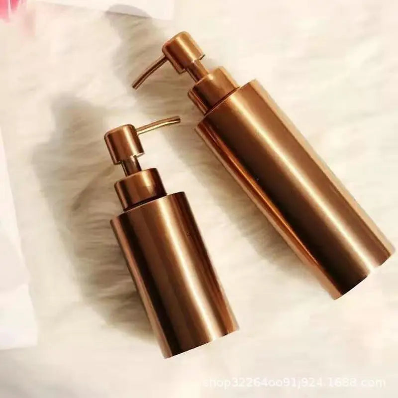 Distributeur De Savon Luxe En Métal Cuivré 250ml/350ml/550ml