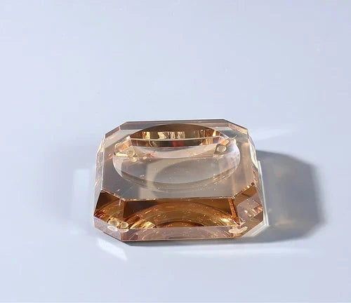 Porte-Savon En Cristal Avec Facettes Pour Salle De Bain