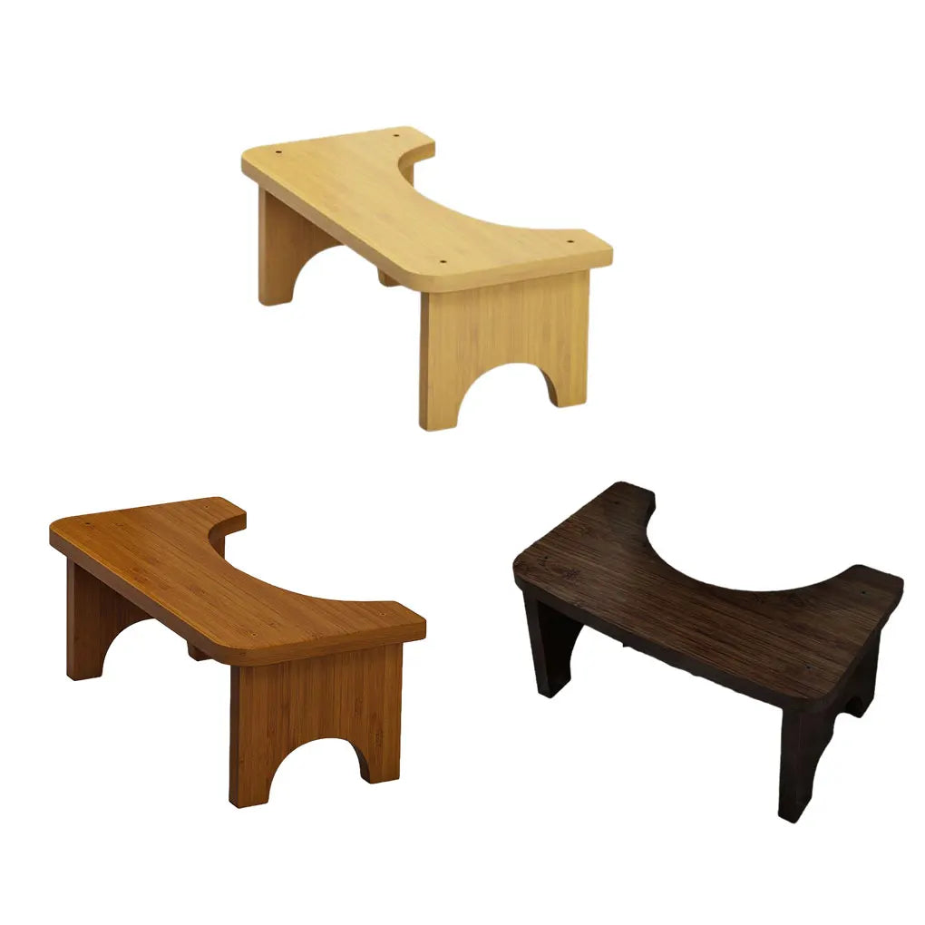 Tabouret Pour Toilette En Bambou