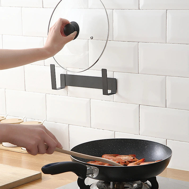 Porte Couvercle De Cuisine Mural Minimaliste En Métal